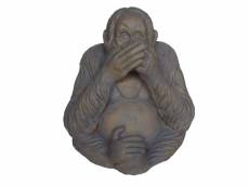 Grande statuette orang outan ne dit rien