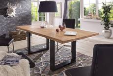 Holzwerk Table de salle à manger en chêne massif