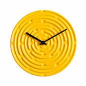 Horloge murale Minos / Céramique - Ø 42 cm - raawii jaune en céramique