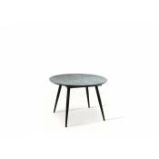 Iperbriko - Table Extensible - Goose - 110cm x 110/150cm h. 76cm - Gris/Anthracite