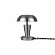 Lampe de table Tiny Small / H 14 cm - Orientable - Ferm Living gris en métal