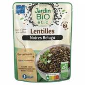Lentilles noires beluga - bio - jardin bio'