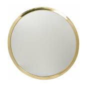 Miroir rond en laiton 50 cm - Cosydar