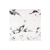 Noblessa - Adhésif rouleau marbre noir/blanc 1.5mx45cm