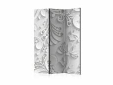 Paravent 3 volets - flowers with crystals [room dividers] A1-PARAVENTtc0824