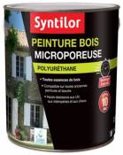 Peinture bois microporeuse intérieur extérieur châtaignier Syntilor 2 5L