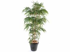 Plante artificielle haute gamme spécial extérieur / bambou artificiel coloris vert - dim : 150 x 90 cm