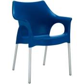 Scab Design - 4 Chaises design de jardin - ola - Lot de 4 - deco - Bleu