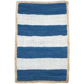 Signes Grimalt - Tapis d'entrée textile à la maison Tapis bleu 60x90x1cm 6630 - blue