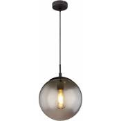 Sphère design plafonnier suspension fumée salon éclairage lampe en verre