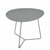 Table basse Cocotte / L 55 x H 43,5 cm - Plateau amovible - Fermob gris en métal