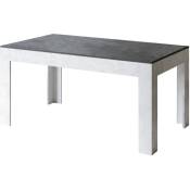 Table extensible 90x160/220 cm Bibi Mix Spatolato Plateau