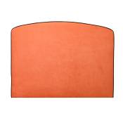 Tête de lit en tissu orange 190 cm