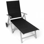 Vanage - Chaise Longue avec Surface Textile rembourée-