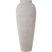 Vase céramique 80CM blanc sable °30X80CMpour tous
