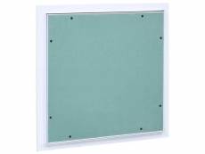 Vidaxl panneau d'accès cadre en aluminium plaque de plâtre 200x200 mm 145097