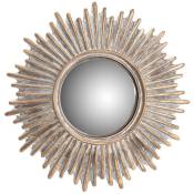 Amadeus - Miroir soleil en polyrésine Agathe 20 cm