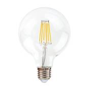 Ampoule à filament led G95 E27 8W - Blanc Chaud -