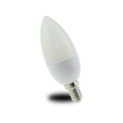 Ampoule LED E14 C37 bougie opale - 4.5W - Blanc Chaud - Blanc Chaud