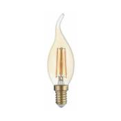 Ampoule led E14 Flamme Filament 4W T35 - Blanc Chaud