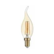 Ampoule led E14 Flamme Filament 4W T35 - Blanc Chaud 2300K - 3500K - silamp - Blanc Chaud 2300K - 3500K