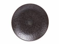 Assiette plate basalte 27 cm (lot de 6)