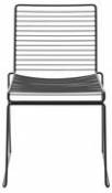Chaise empilable Hee / Métal - Hay noir en métal