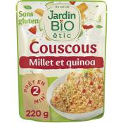 Couscous légumes millet et quinoa sans gluten - bio