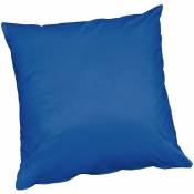 Emmevi Mv S.p.a. - Housse de Coussin en Coton Brillant 40x40 cm Taie d'oreiller Fermeture éclair - Bleu