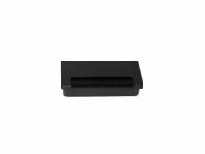 Emuca passe-câbles pour table plasquare 2, plastique noir, plastique, 5 ut. 3920117
