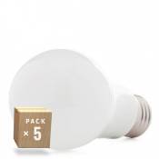 Greenice - Pack 5 Ampoules led E27 5W 450Lm 4200ºK 40.000H [HO-ED-B3-E27-5W-W-PK5-AP] - Blanc naturel