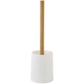 Guy Levasseur - Brosse wc en plastique et bambou blanc - blanc