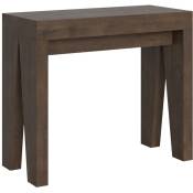 Itamoby - Console extensible 90x40/300 cm Naxy Noce