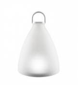Lampe solaire Sunlight Bell Large / LED - Verre - H 30 cm - Eva Solo blanc en verre