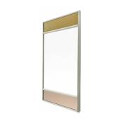 Miroir cadre gris 50x50 cm Vitrail - Magis