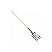Outils Perrin - fourche a becher a soie 4Dt spatulee manche pomme