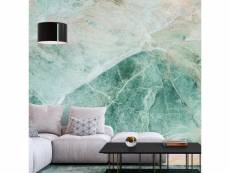 Papier peint - turquoise marble-200x140 A1-LFT2096