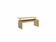 Side nordic lift-up coffee table 43 a x 102 an x 50 p
