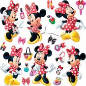 Sticker mural Minnie Mouse - 30 x 30 cm de - Disney