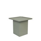 Table d'appoint carrée en métal 44x44cm vert
