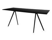 Table rectangulaire Baguette / MDF - 205 x 85 cm - Magis noir en métal