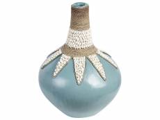 Vase décoratif bleu 43 cm silau 371250