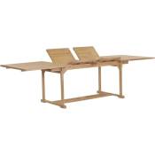 Vidaxl - Table extensible de jardin 180-280x100x75