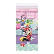Ag Art - Poster porte Minnie et Daisy Disney intisse 90X202 cm