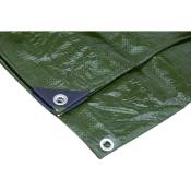 Bâche textile 1.5 x 6 m 140g/m² vert