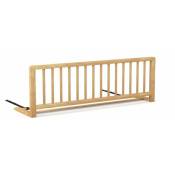 Barrière de lit Enfant - Bois naturel - 120 cm - s'adapte à tous les lits standards - Nidalys