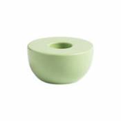 Bougeoir Stack / Ø 6.5 x H 3.5 cm - Céramique - & klevering vert en céramique