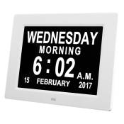 Horloge calendrier numérique 7 pouces avec date -