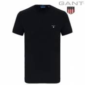 Polo ou Tee-Shirt tout Coton Gant US® T-shirt - Noir L