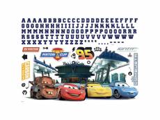 Stickers muraux géants disney cars - avec les lettres de l'alphabet